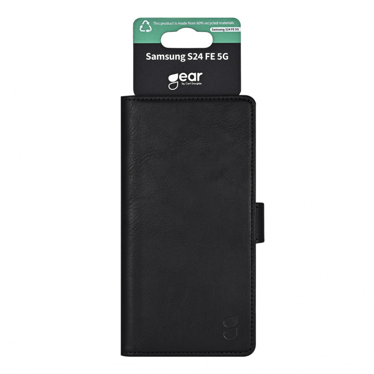 Gear Wallet Case 3 Card Slots Black - Samsung S24 FE 5G