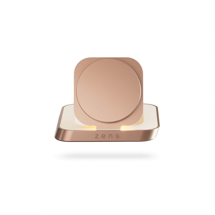 Zens Wireless Charger Nightstand Qi 15W Copper