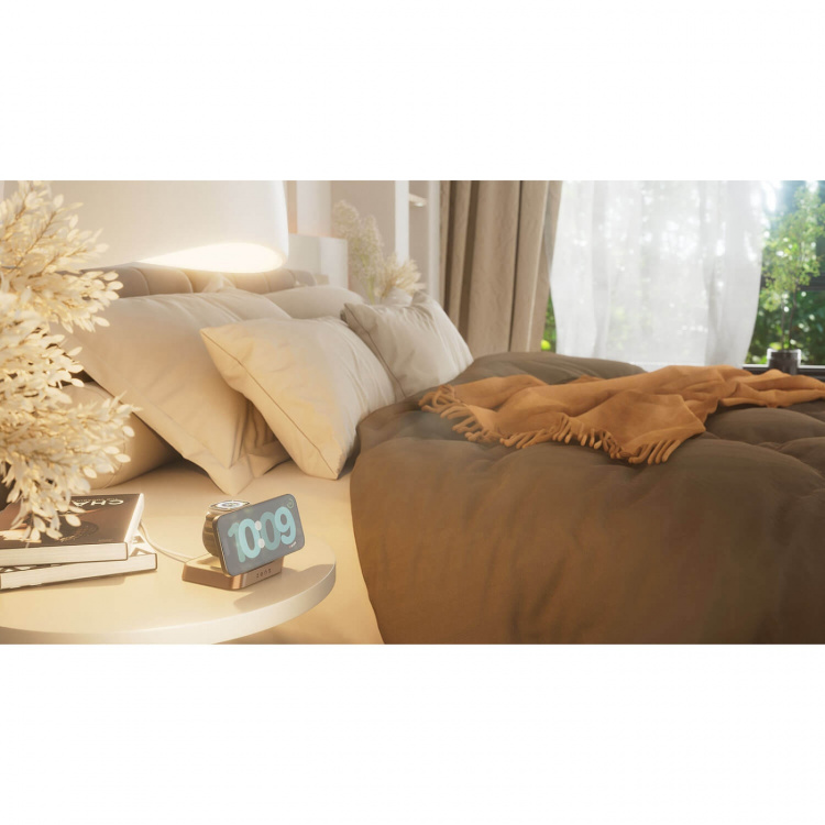 Zens Wireless Charger Nightstand Pro 2 Qi2 Copper