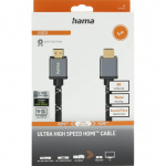 Hama Cable HDMI Ultra High Speed 8K 48Gbit/s Metal Gold 5.0m