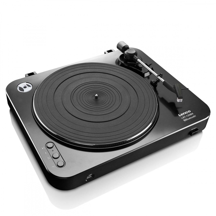 Lenco Record Player with direct encoding and Bluetooth® Black