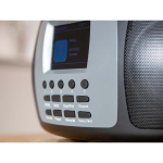 Lenco Portable DAB+/FM Radio with Bluetooth® CD Player and large LCD colour display Black