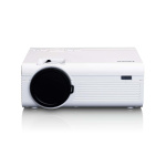 Lenco LCD Projector with high resolution, supports Full HD 1080P content White