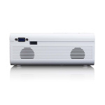 Lenco LCD Projector with high resolution, supports Full HD 1080P content White