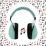 Alecto Earmuffs for babies and toddlers Green