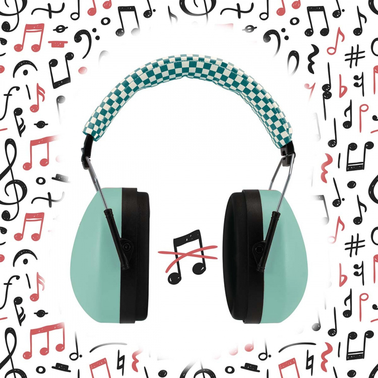 Alecto Earmuffs for babies and toddlers Green