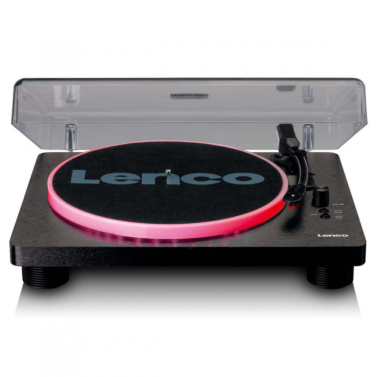 Lenco Record Player with PC encoding speakers and lights