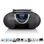 Lenco Portable DAB+ and FM Radio with CD Cassette and Bluetooth® Black