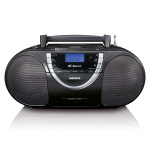 Lenco Portable DAB+ and FM Radio with CD Cassette and Bluetooth® Black
