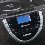 Lenco Portable DAB+ and FM Radio with CD Cassette and Bluetooth® Black