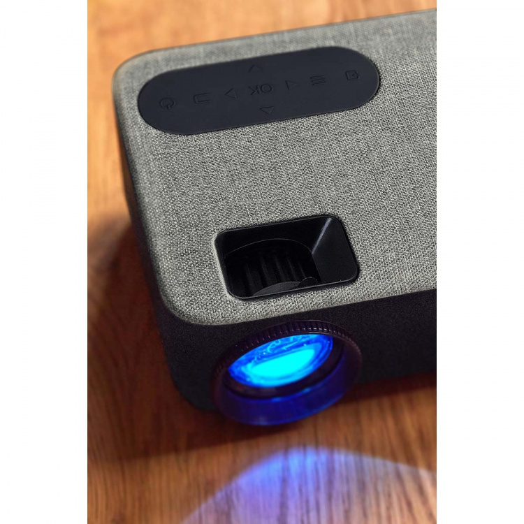 Lenco HD 720P LCD Projector with Bluetooth® Grey