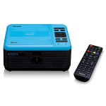Lenco LCD Projector with DVD player and Bluetooth® Blue