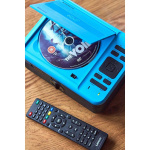 Lenco LCD Projector with DVD player and Bluetooth® Blue