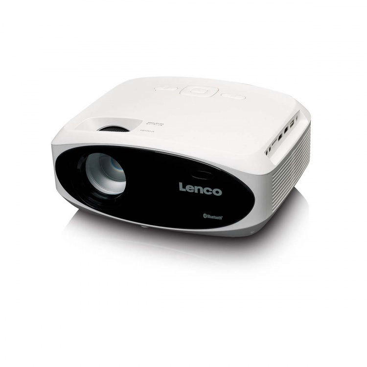Lenco Full HD 1080P LCD projector with Bluetooth® White