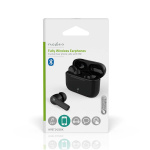 Nedis Fully Wireless Earphones | Bluetooth® | Battery play time: 24 hrs | Touch Control | Charging case | Wireless charging case | Built-in microphone | Voice control support | Noise canceling | IPX4 | Black Nedis Fully Wireless Earphones | Bluetooth® | Battery play time: 24 hrs | Touch Control | Charging case | Wireless charging case | Built-in microphone | Voice control support | Noise canceling | IPX4 | Black