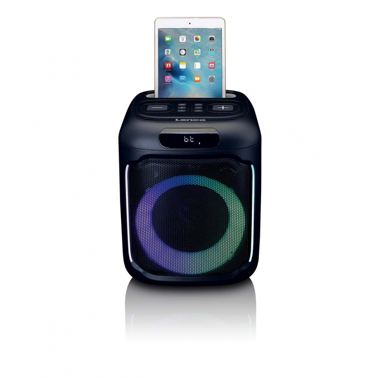 Lenco Compact IPX4 Bluetooth® Party Speaker with wireless microphone