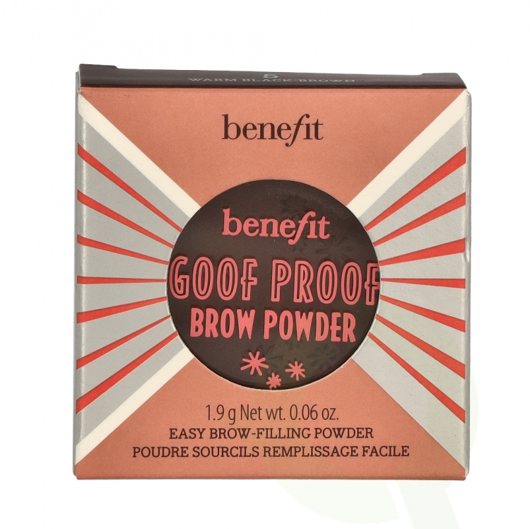 Benefit Goof Proof Brow Powder 1.9 g 5 Warm Black-Brown