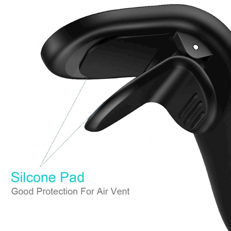 Maxlife MXCG-13 - Magnetic Car Holder for Ventilation Grille, Silver