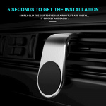 Maxlife MXCG-13 - Magnetic Car Holder for Ventilation Grille, Silver