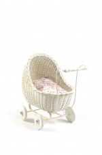 Smallstuff Doll Stroller - Off White (51001-02)