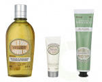 L\'Occitane Sweetness Set 345 ml Almond Shower Oil 250ml/Almond Hand Cream 75ml/Almond Milk Concentrate 20ml