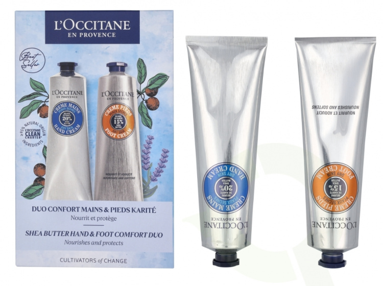 L\'Occitane Shea Butter Hand & Foot Comfort Duo 300 ml Hand Cream 150ml/Foot Cream 150ml
