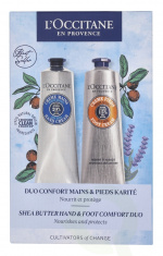L\'Occitane Shea Butter Hand & Foot Comfort Duo 300 ml Hand Cream 150ml/Foot Cream 150ml