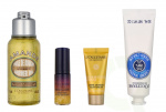 L\'Occitane Iconics L\'Occitane Set 114 ml Immortelle Nuit Huile-en-Serum 5ml/Immortelle Divine Cream 4ml/Almond Shower Oil 75ml/Shea Butter Dry Skin Hand Cream 30ml