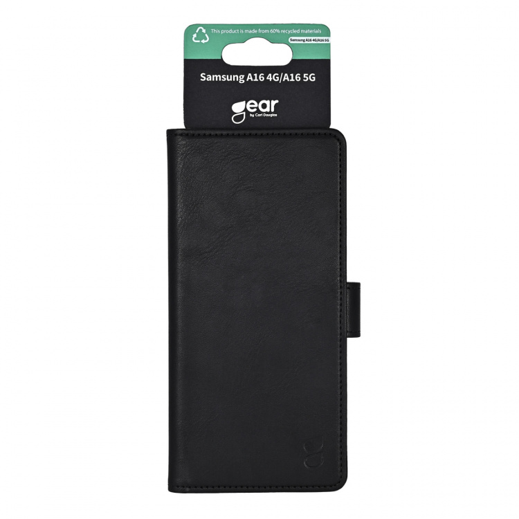 Gear Wallet Case 3 Card Slots Black - Samsung A16 4G/A16 5G