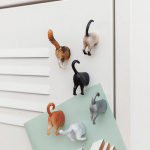 Kikkerland Cat Butt Magnets Set Of 6