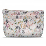 Gillian Jones 3-room cosmetic bag - Rose flowerprint