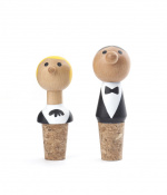 Kikkerland Wine Stopper + Waiter (BA60)