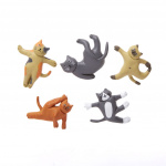 Kikkerland Cat Yoga Magnets (MG89)