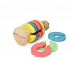 Kikkerland Rainbow Wine Rings + Stopper (BA91)