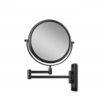 Gillian Jones Double-Sided Wall Mirror w. x10 Magnification - Black Gillian Jones Double-Sided Wall Mirror w. x10 Magnification - Black
