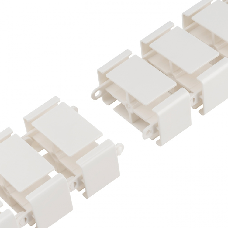 LogiLink Flexibel vertikal kabelkanal för sitt-/ståbord Vit