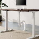 LogiLink Flexibel vertikal kabelkanal för sitt-/ståbord Vit