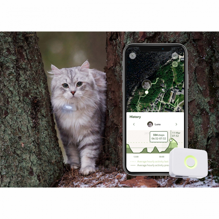 Lilcat 2 GPS-Tracker för Katter