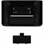 LogiLink Klockradio Temp/Luftfuktighet USB-C/Batteridrift Svart