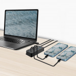 LogiLink USB-hub 4-port med separata På/Av-knappar USB-C/USB-A in USB 3.2 Gen1 LogiLink USB-hub 4-port med separata På/Av-knappar USB-C/USB-A in USB 3.2 Gen1