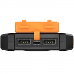 LogiLink Solcells-Powerbank 10.000mAh 2xUSB-A + USB-C in/ut 12W LogiLink Solcells-Powerbank 10.000mAh 2xUSB-A + USB-C in/ut 12W