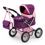 Bayer Dolls Pram - Trendy - Plum (13057AA)