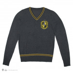 Harry Potter Hufflepuff - Grey Knitted Sweater - Small