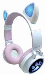 Lexibook Cat ear and lightings bluetooth headphones (HPBTKT)
