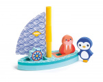 LUDI Bathing boat with foam figures - (LU40082)