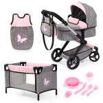 Bayer Dolls pram Xeo mega set (17033AD)