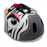 Crazy Safety Zebra Bicycle Helmet - Black/White (49-55cm) (100901-01-01)