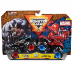 Monster Jam 1:64 Marvel 2 Pack - Spider Man:Venom (6071942)
