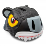 Crazy Safety Panther Bicycle Helmet - Black (49-55cm) (100101-04-01)