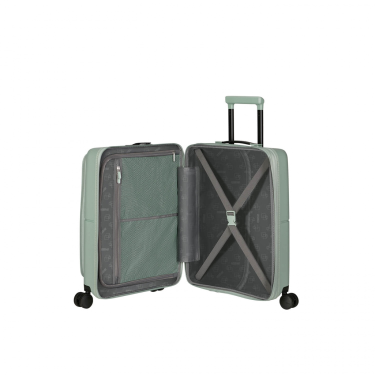 American Tourister Suitcase DashPop Spinner 55/23 Front Pocket Laptop Iceberg Green American Tourister Suitcase DashPop Spinner 55/23 Front Pocket Laptop Iceberg Green
